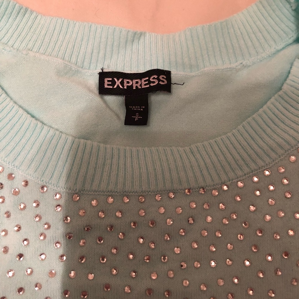 Express sequined sweater